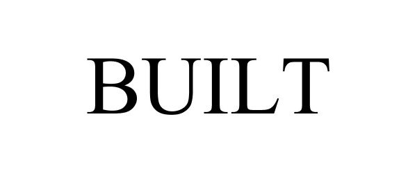 Trademark Logo BUILT