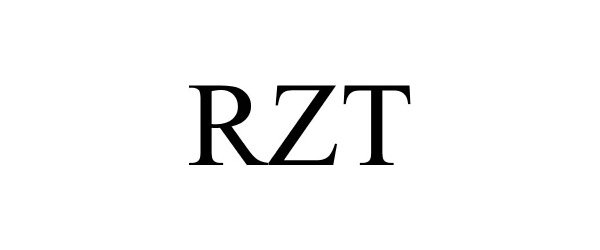 Trademark Logo RZT