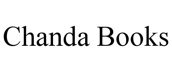 Trademark Logo CHANDA BOOKS