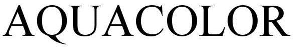 Trademark Logo AQUACOLOR