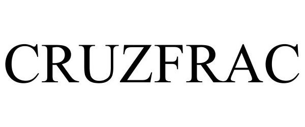Trademark Logo CRUZFRAC