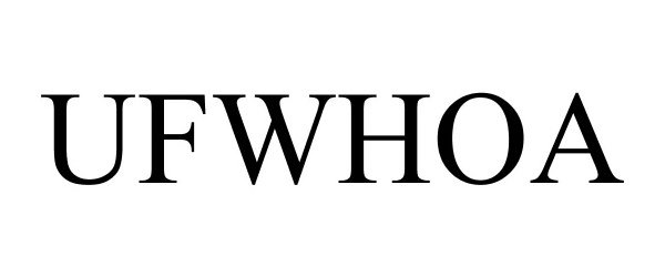 Trademark Logo UFWHOA