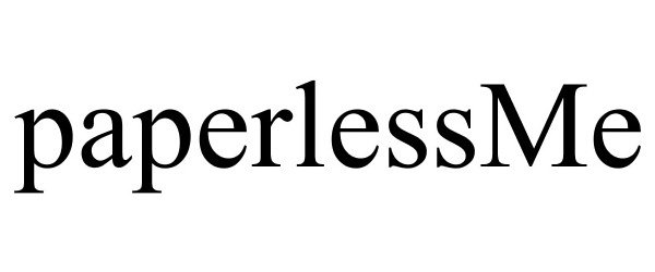 Trademark Logo PAPERLESSME