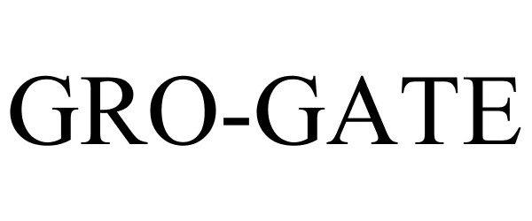 Trademark Logo GRO-GATE