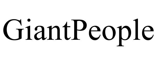 Trademark Logo GIANTPEOPLE
