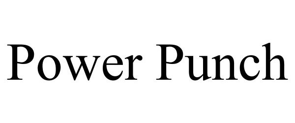 Trademark Logo POWER PUNCH