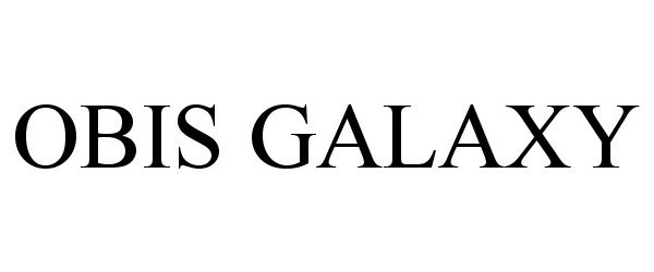 Trademark Logo OBIS GALAXY