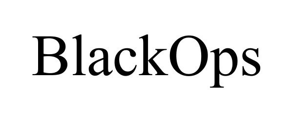 Trademark Logo BLACKOPS