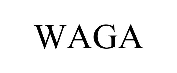 Trademark Logo WAGA