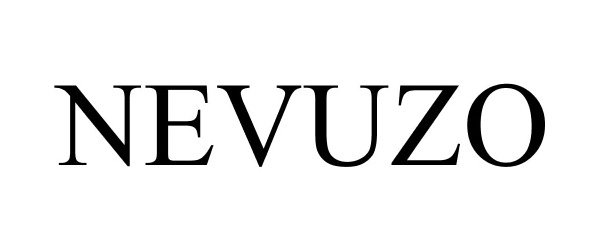 Trademark Logo NEVUZO