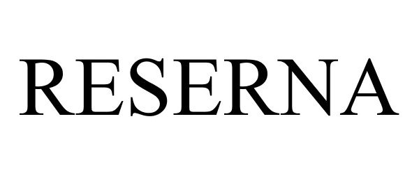 Trademark Logo RESERNA