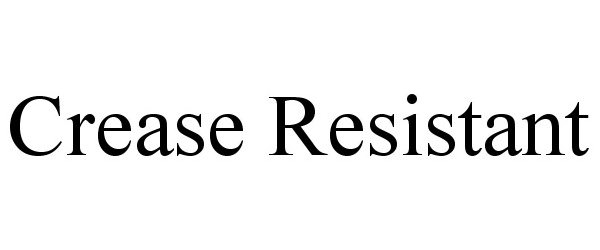  CREASE RESISTANT