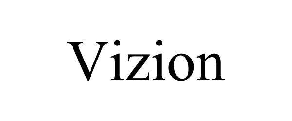 Trademark Logo VIZION