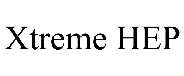 Trademark Logo XTREME HEP
