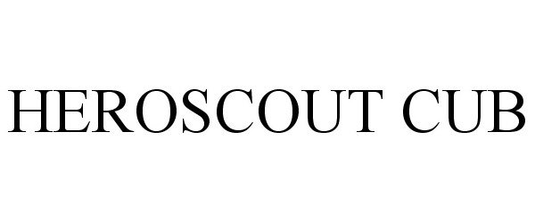 Trademark Logo HEROSCOUT CUB