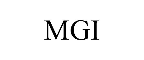 Trademark Logo MGI