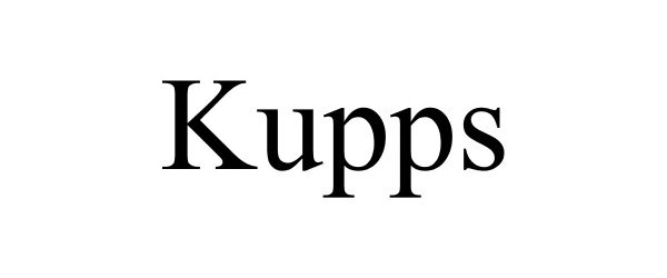 Trademark Logo KUPPS