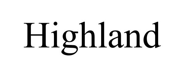  HIGHLAND