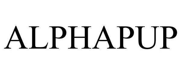 Trademark Logo ALPHAPUP