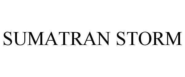 Trademark Logo SUMATRAN STORM