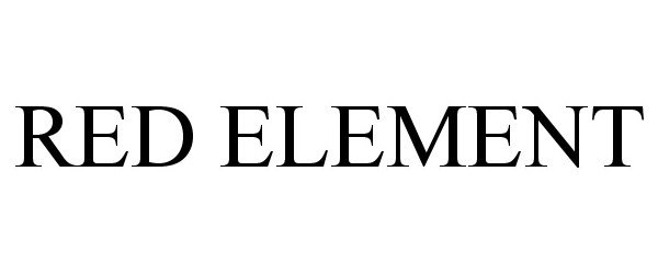 Trademark Logo RED ELEMENT