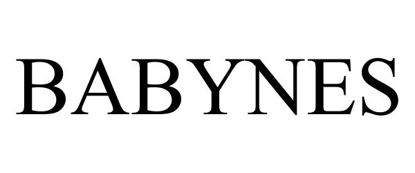 Trademark Logo BABYNES