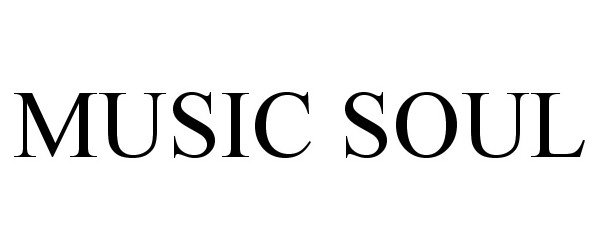 Trademark Logo MUSIC SOUL