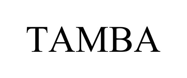Trademark Logo TAMBA