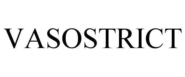 Trademark Logo VASOSTRICT