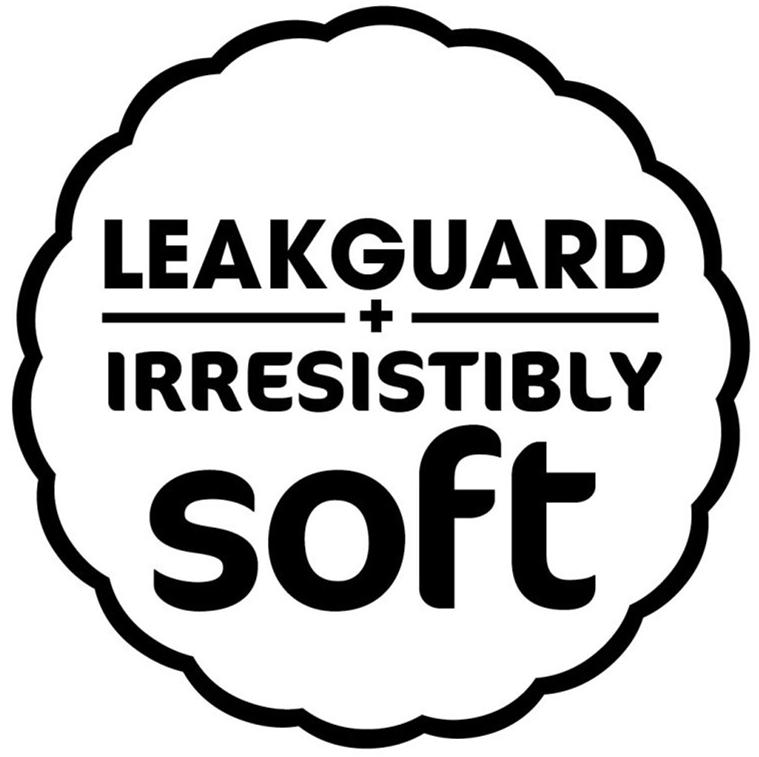  LEAKGUARD + IRRESISTIBLY SOFT