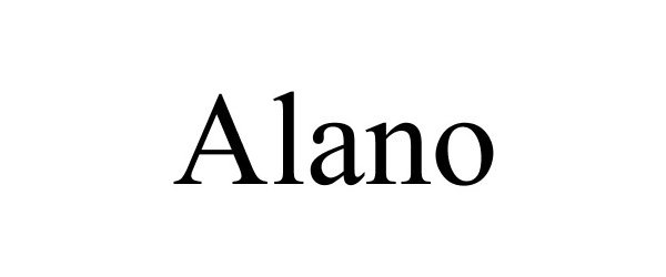 Trademark Logo ALANO