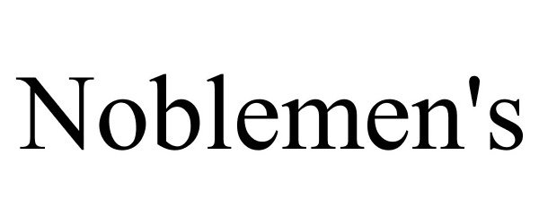 Trademark Logo NOBLEMEN'S