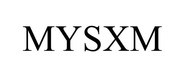 Trademark Logo MYSXM