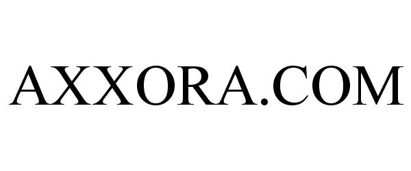 Trademark Logo AXXORA.COM