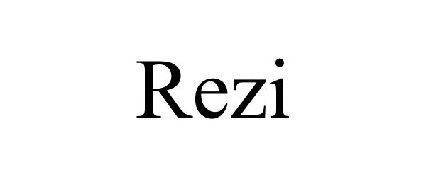 Trademark Logo REZI