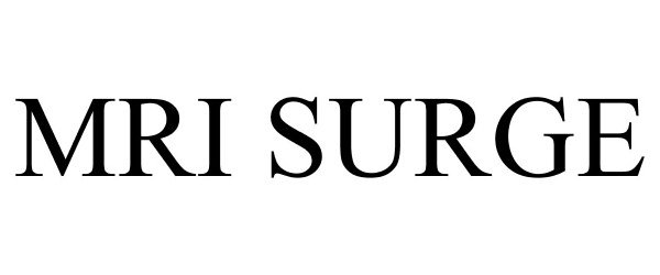 Trademark Logo MRI SURGE