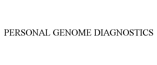  PERSONAL GENOME DIAGNOSTICS