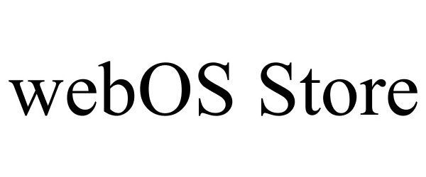 Trademark Logo WEBOS STORE