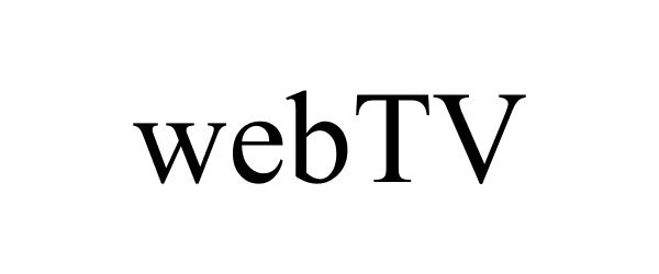 Trademark Logo WEBTV