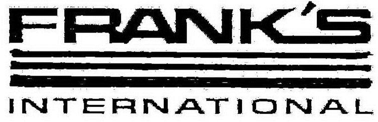 Trademark Logo FRANK'S INTERNATIONAL