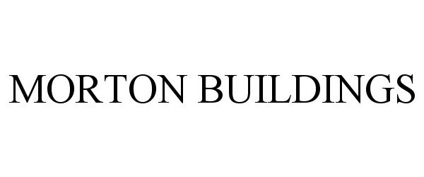 Trademark Logo MORTON BUILDINGS