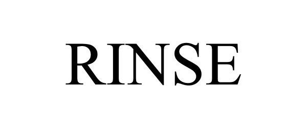 Trademark Logo RINSE
