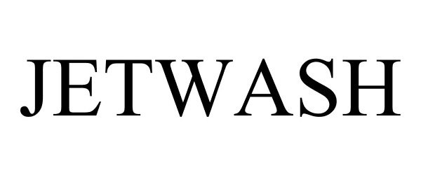Trademark Logo JETWASH
