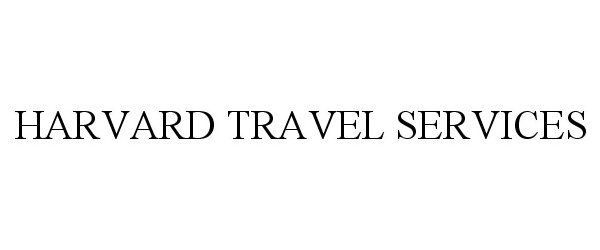  HARVARD TRAVEL SERVICES