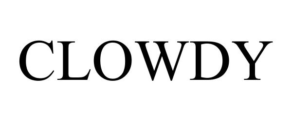 Trademark Logo CLOWDY