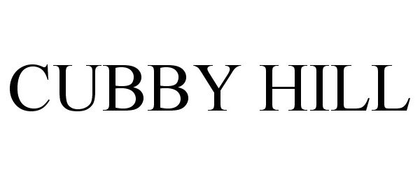Trademark Logo CUBBY HILL
