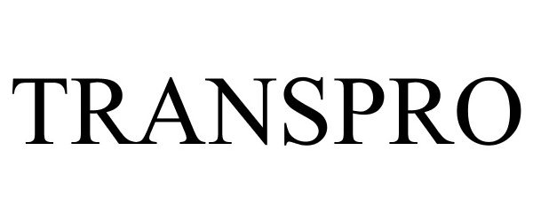 Trademark Logo TRANSPRO