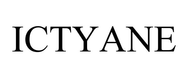 Trademark Logo ICTYANE
