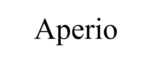 Trademark Logo APERIO