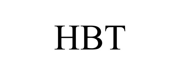 Trademark Logo HBT